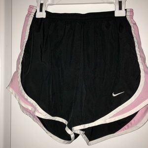 Black and Pink Small Nike Athletic Shorts